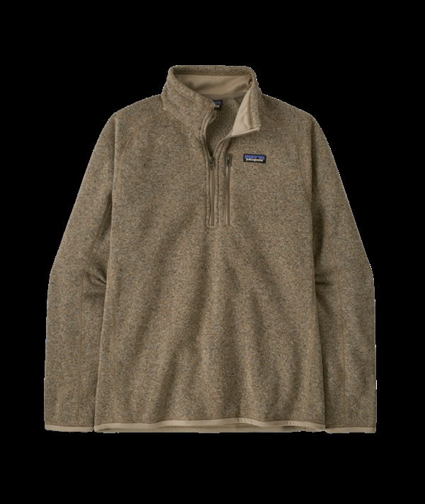 Patagonia Mens Better Sweater 1/4 Zip - Seabird Grey w/Seabird Grey